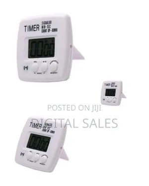 Magnetic Digital Kitchen Timer With Large Lcd Display