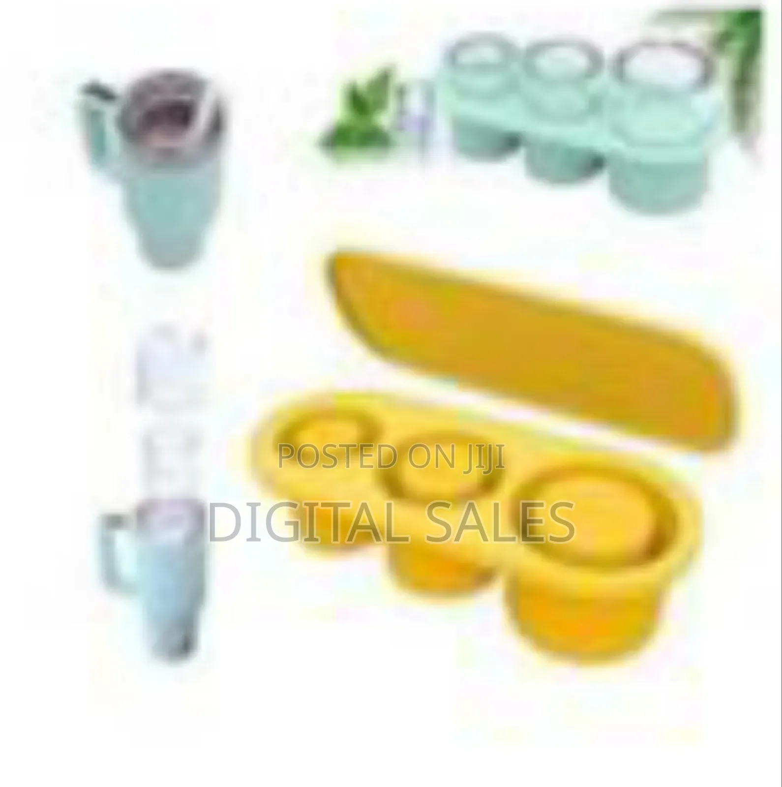 Reusable Silicone Ice Cube Tray for Tumbler Ice (Set of 3 Cylinders)