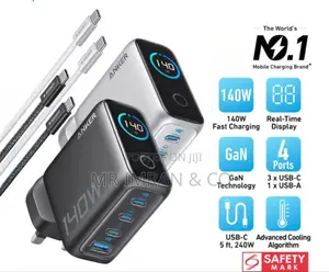Anker 140w Usb-C Charger (4-Port).
