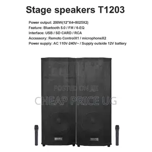 Globalstar Stage Speakers Model T1203.