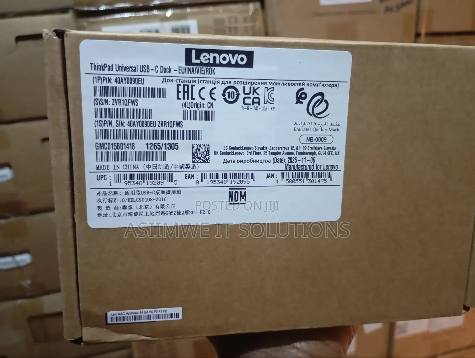 Lenovo Thinkpad Universal Type C Docking Station