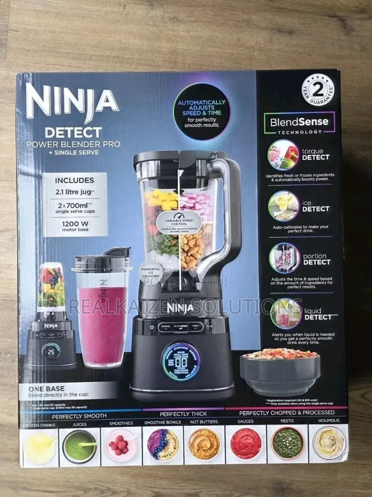 Ninja Detect Power Pro + Personal Single-serve Blendsense Blender