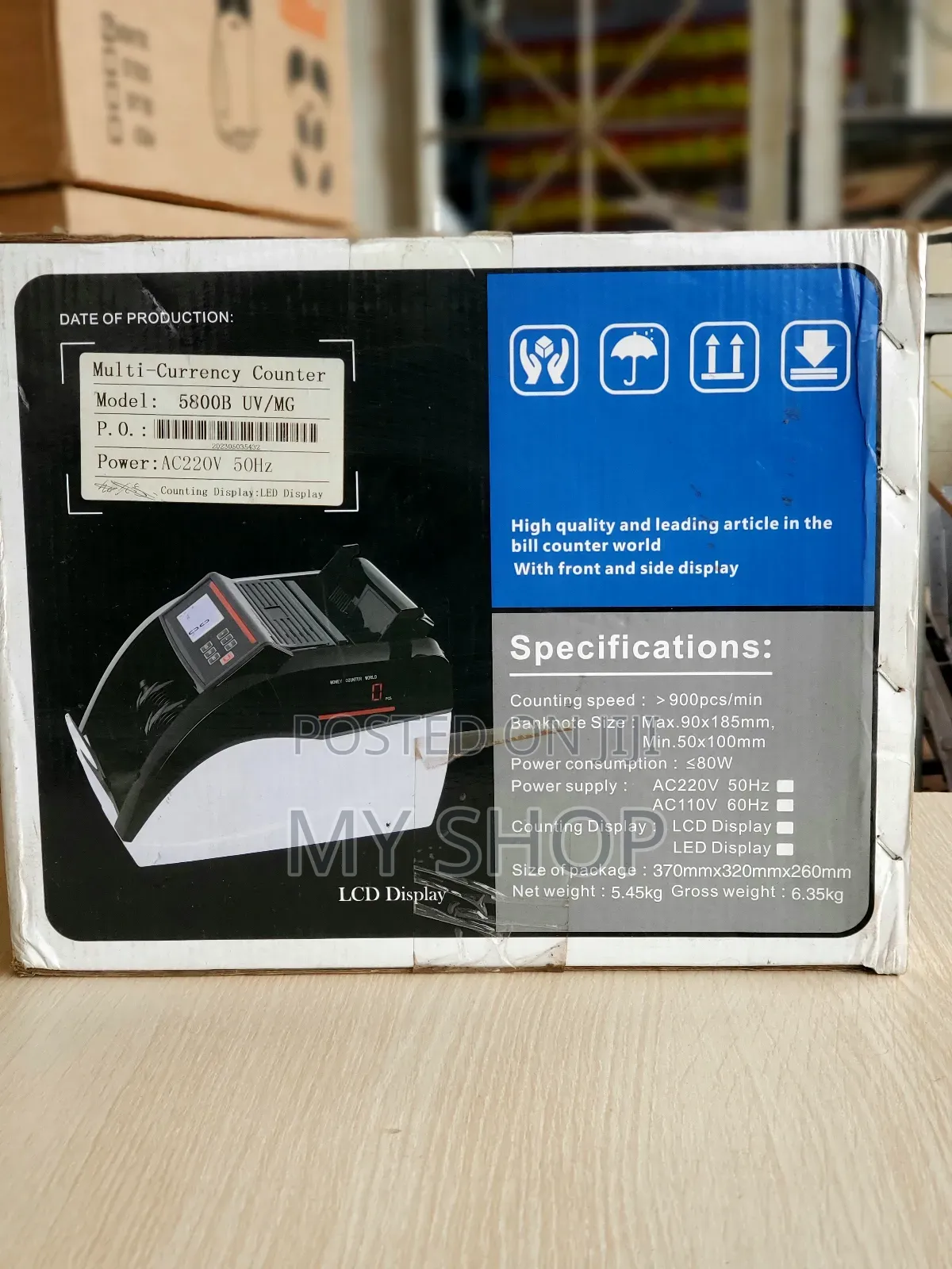 High Accuracy Heavy Duty Bill Counter Machines