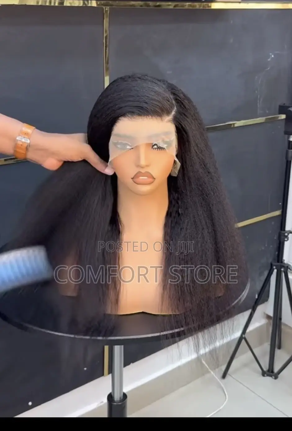 13*4 Natural Hair 20 Inch