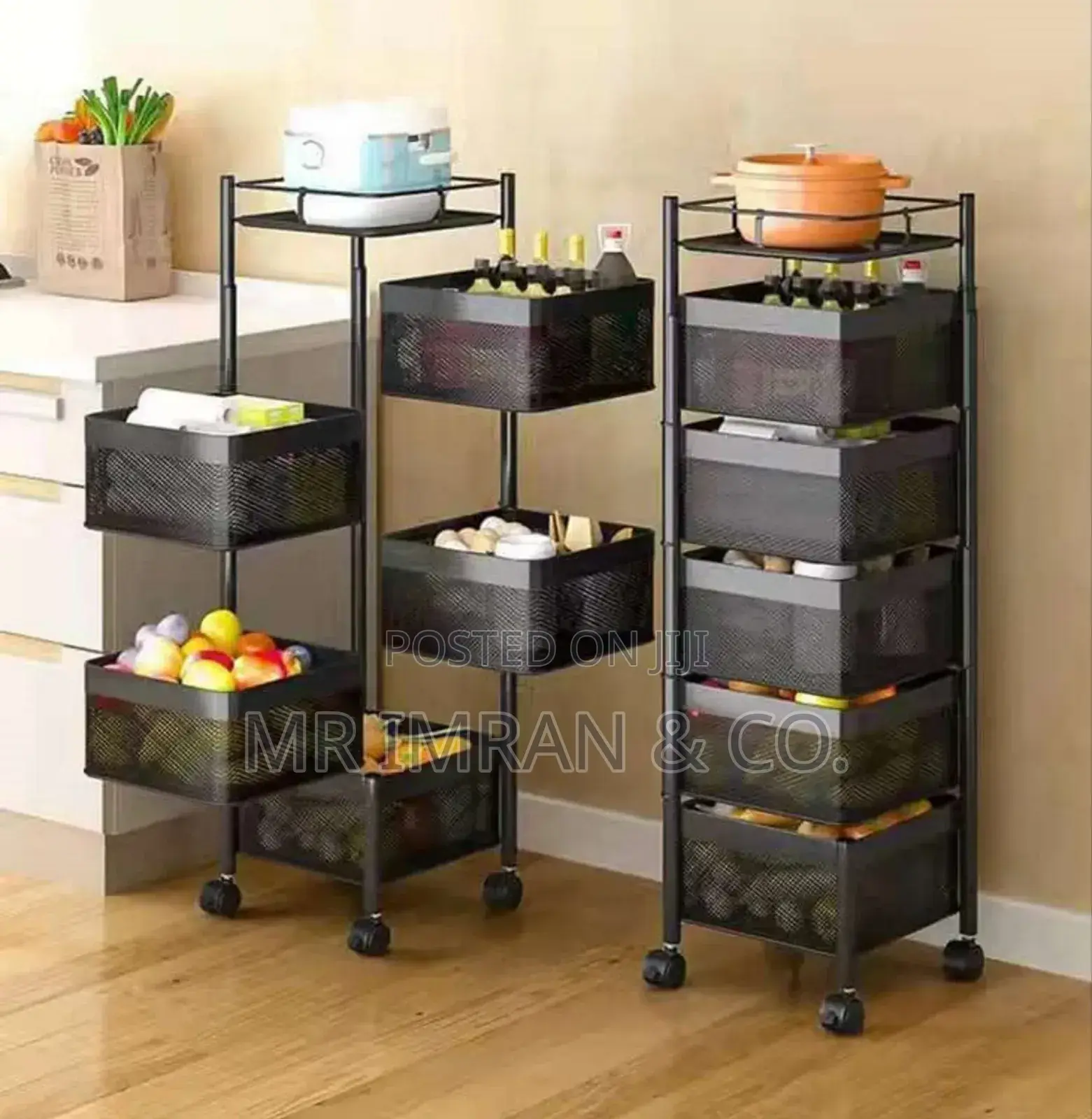 Botabay 5-tier Rotating Kitchen Storage Shelf