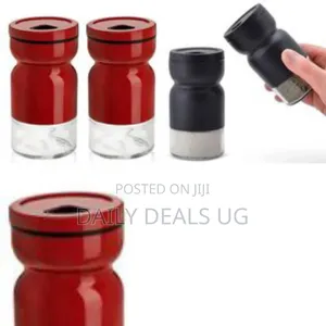 Stylish Spice Shakers / Grinders With Glass Base - Multicolor