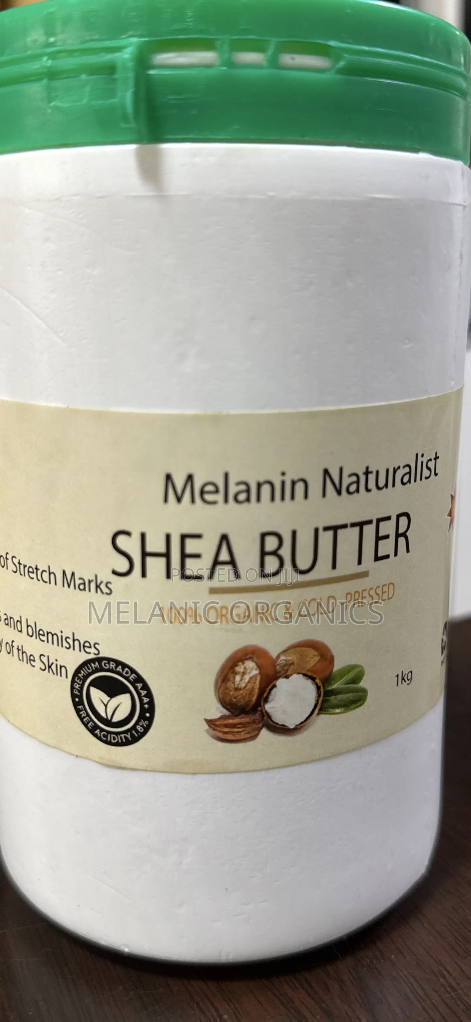 Organic Shea Butter 1kg Raw Unrefined Natural Grade A