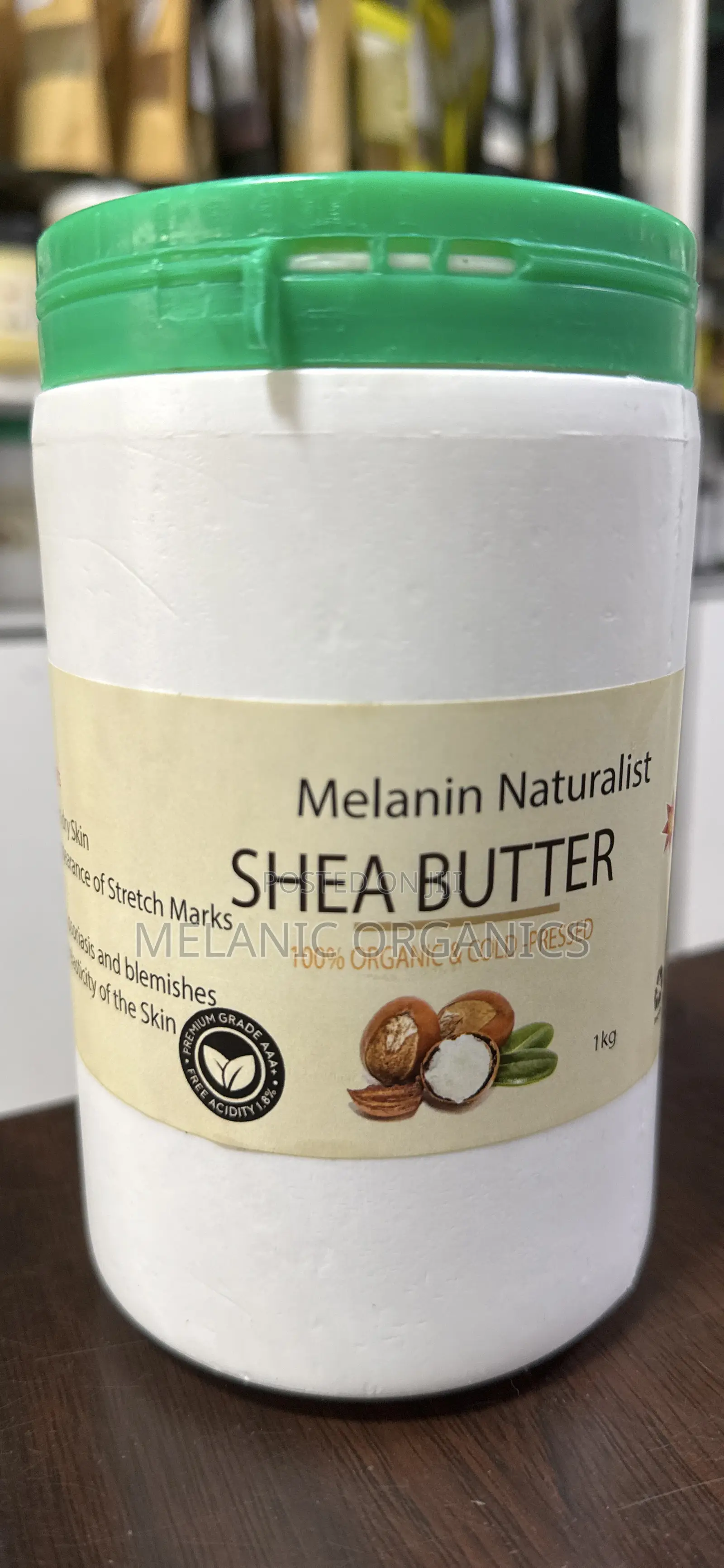 Organic Shea Butter 1kg Raw Unrefined Natural Grade A