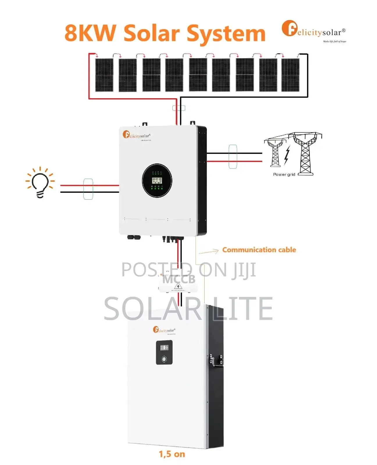 Fla-48200, 10kwh Lithium Ion Battery