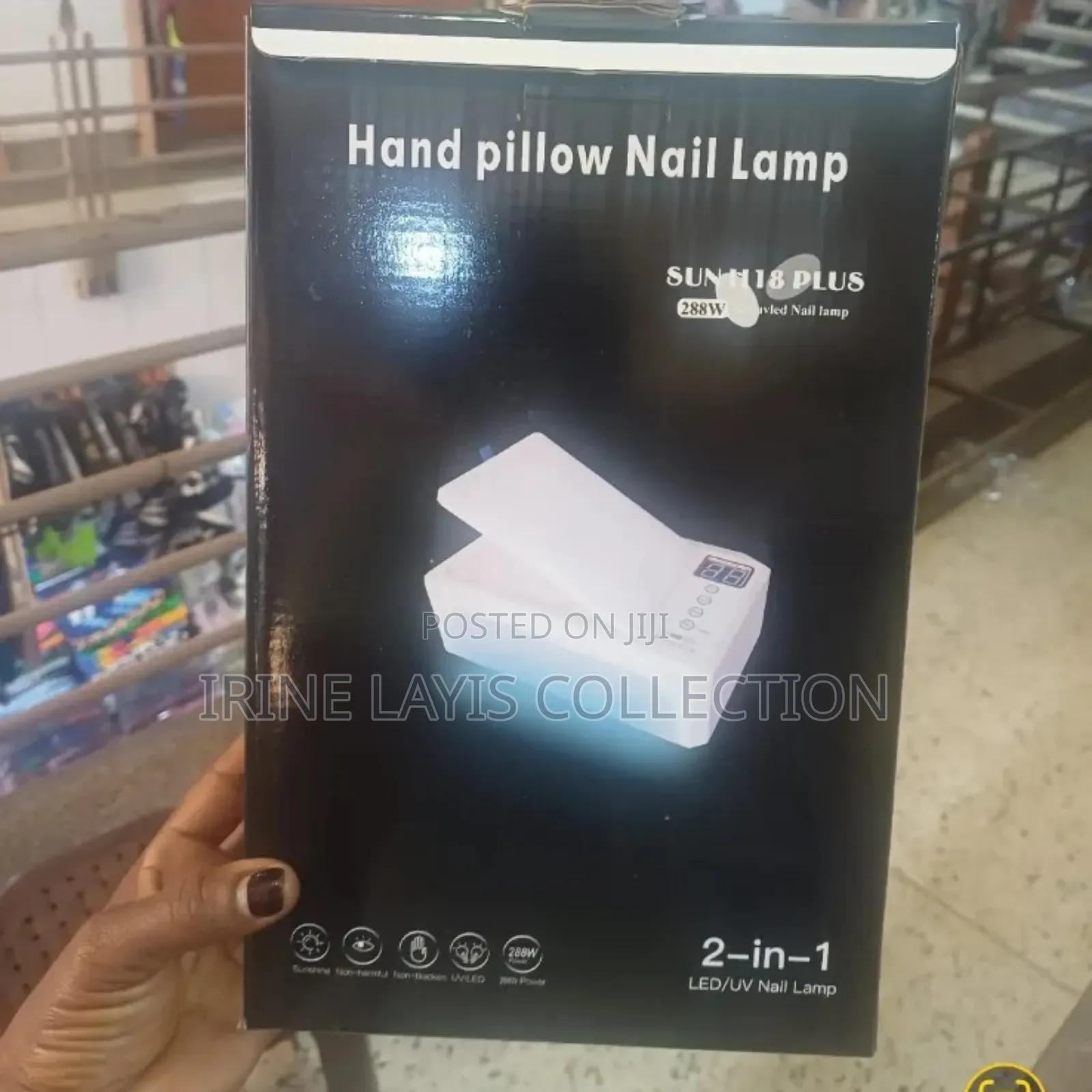 2-in-1 Hand Pillow And Led/Uv Nail Lamp