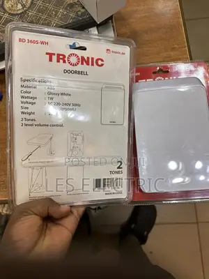Tronic Doorbell White