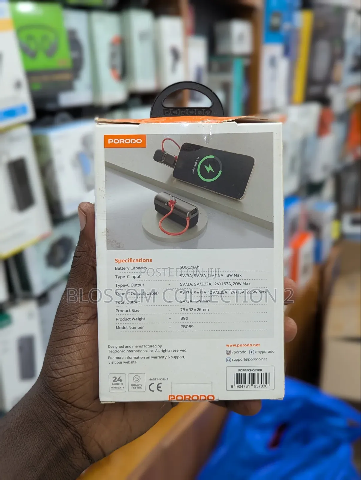 Porodo Pocket Volt 5000mah Power Bank