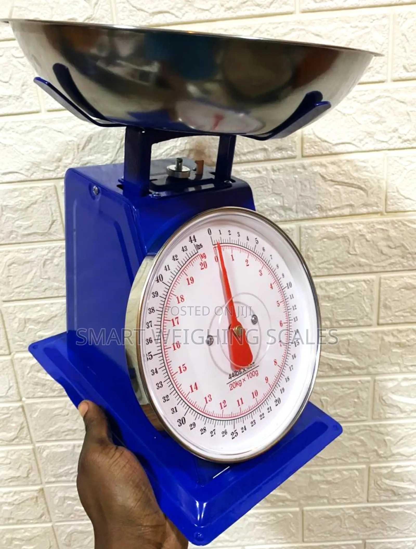 Blue 20kg Weigh Stainles Manual Weighing Scale Tabletop Weighing Scale