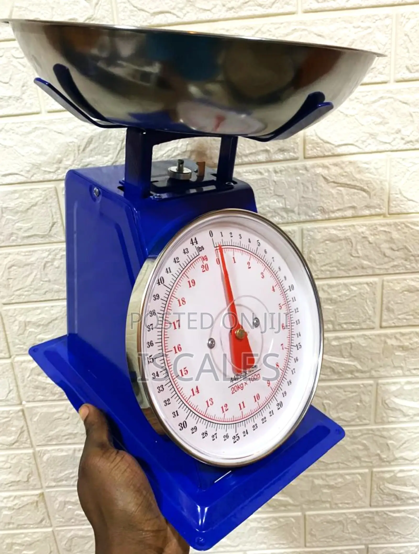 Blue 20kg Weigh Stainles Manual Weighing Scale Tabletop Weighing Scale