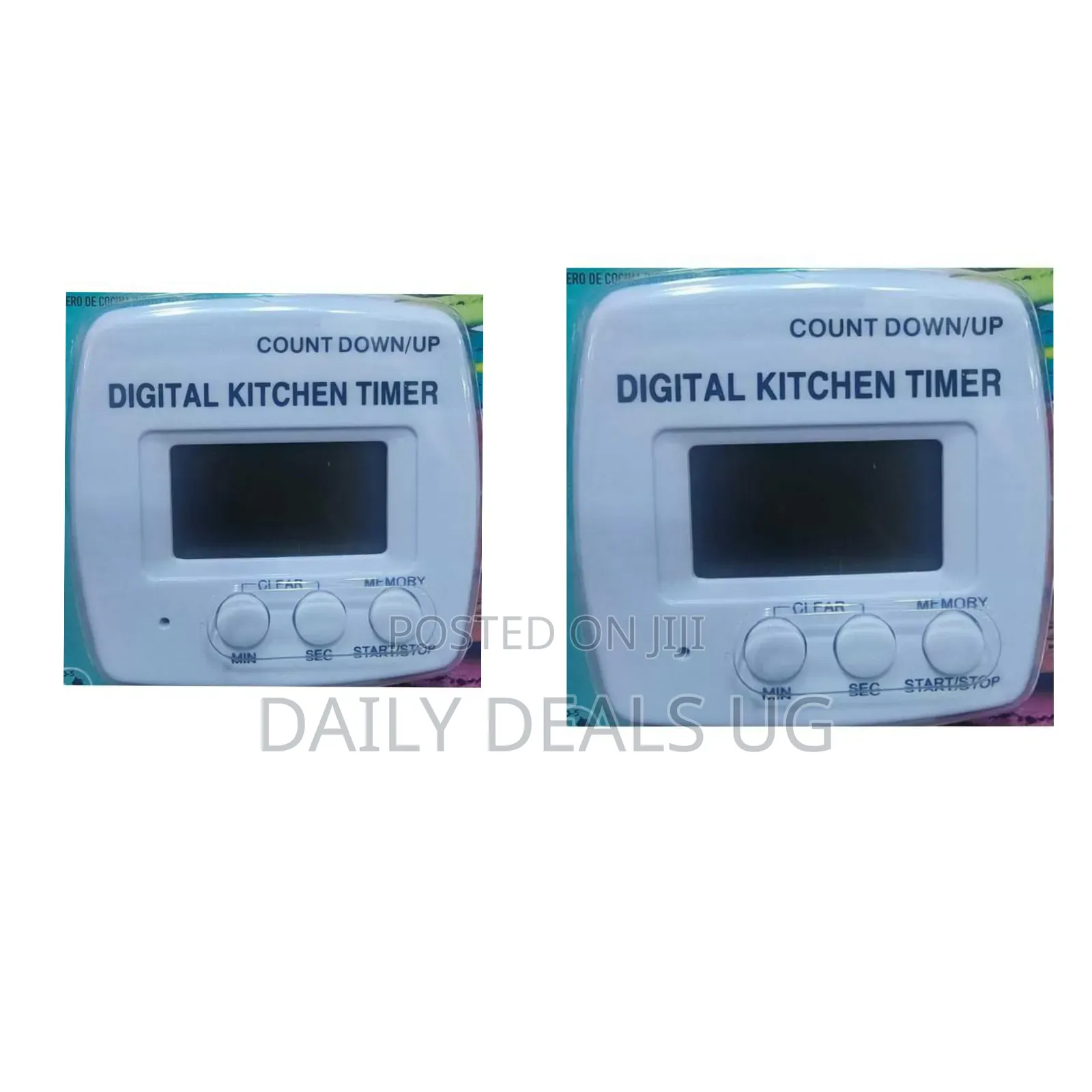 Magnetic Digital Kitchen Timer With Count Up/Down Function -Multicolor