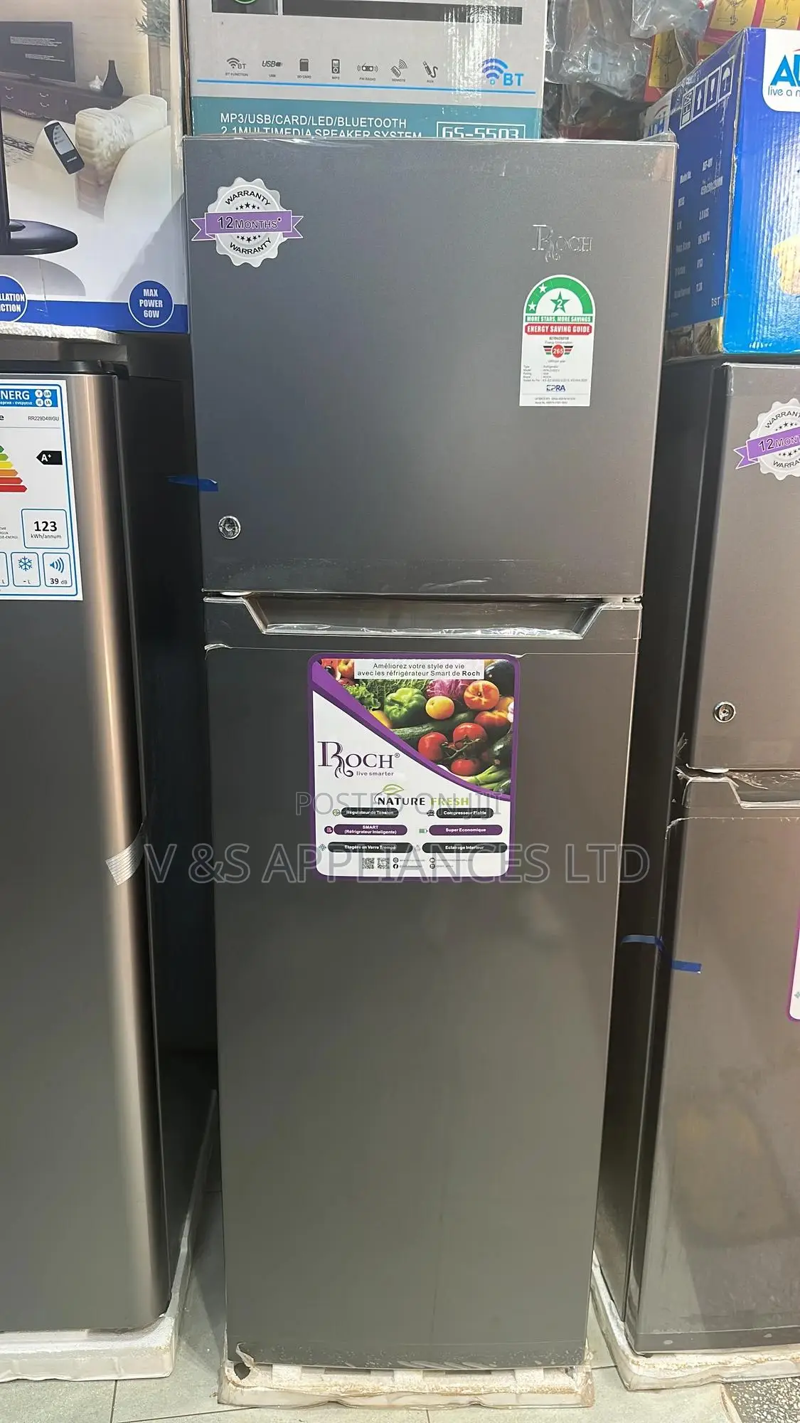 210l Roch Double Door Fridge