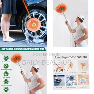 360° Rotatable Adjustable Cleaning Mop, Extendable Wall Cleaning Mop