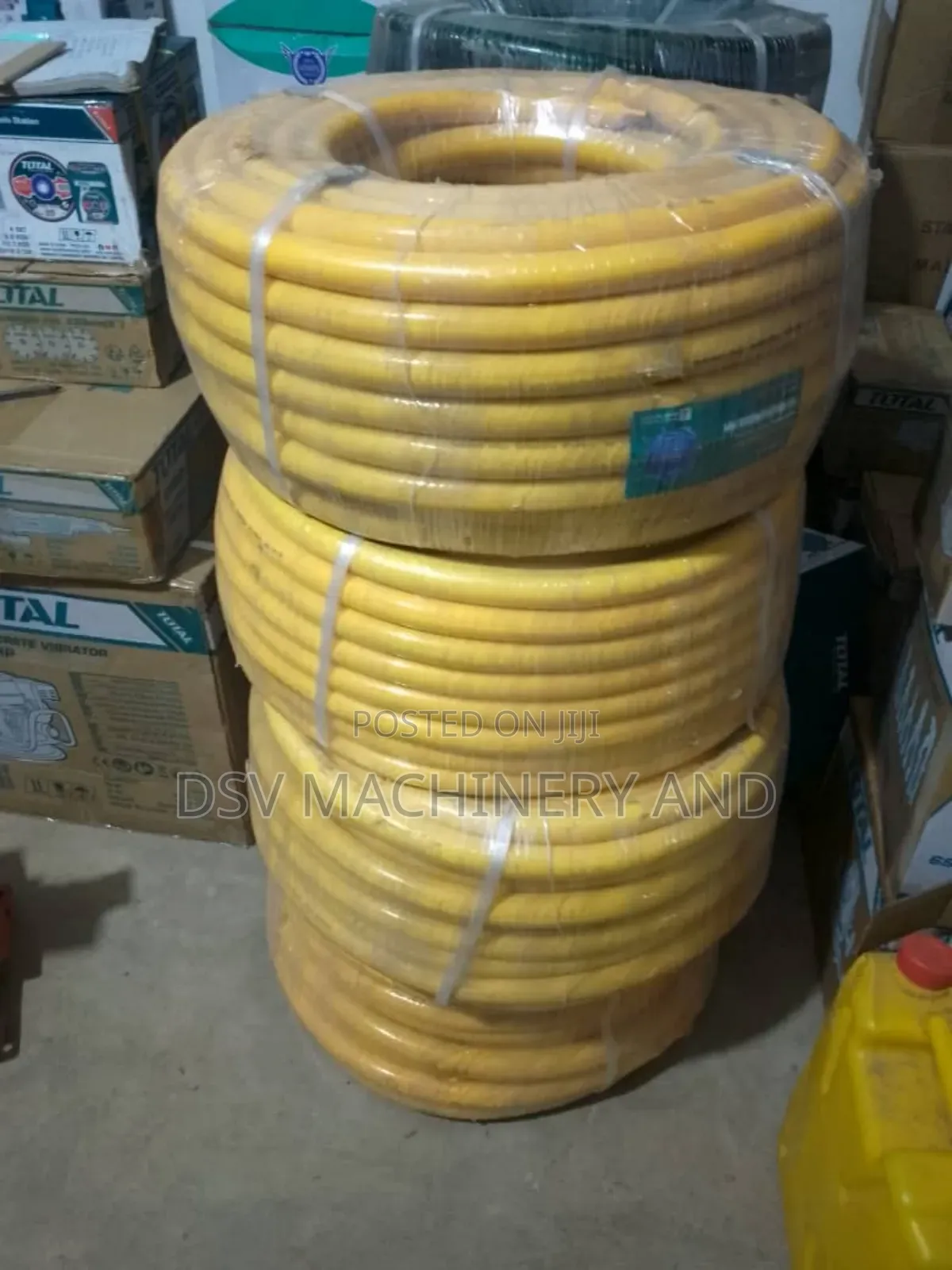 1" 1 Inch Yellow and Green Garden Hose Pipe