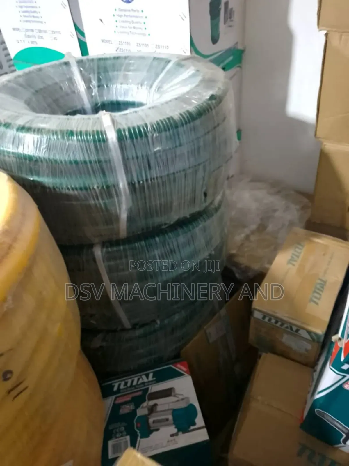 1" 1 Inch Yellow and Green Garden Hose Pipe