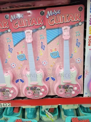 Kids Musical Toy Guitar With Lights Sound – Rock Roll Style