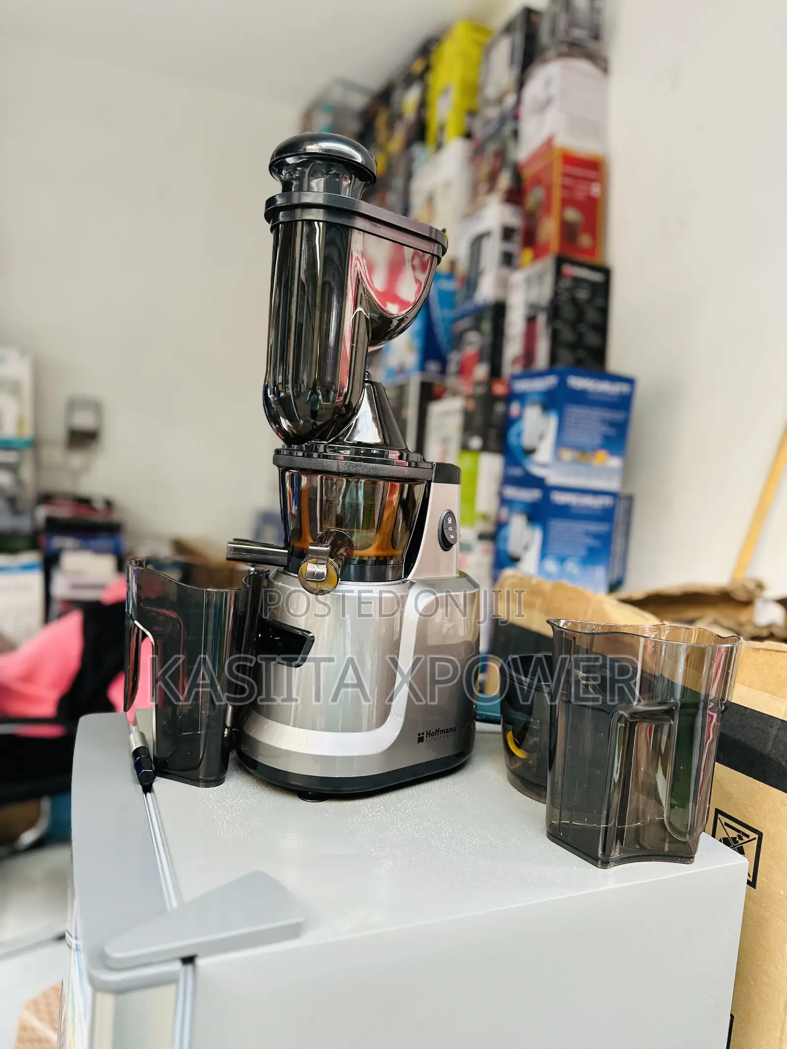 Vertical Slow Juicer 2in1 Hm-638