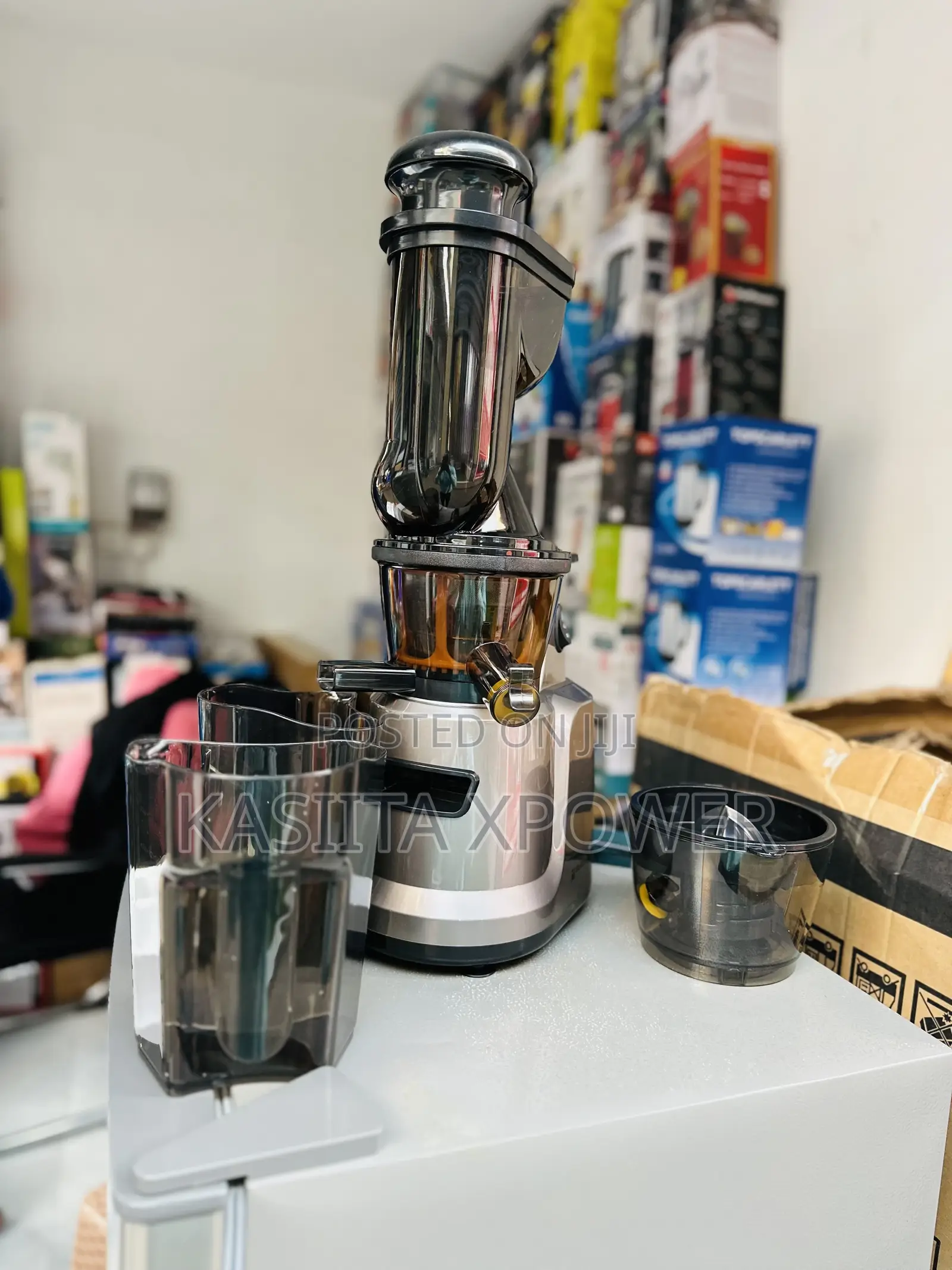 Vertical Slow Juicer 2in1 Hm-638