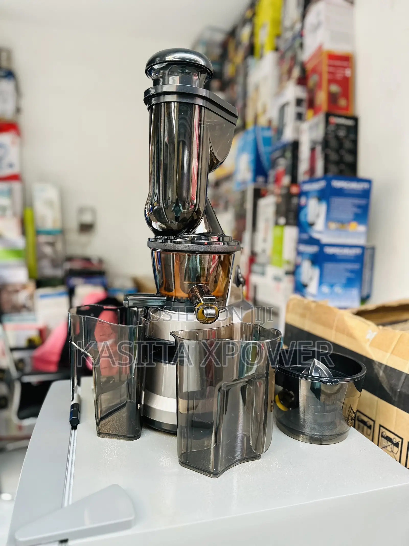 Vertical Slow Juicer 2in1 Hm-638
