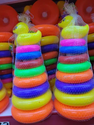 Colorful Duck Stacking Ring Toy for Kids – Educational Rainbow Tower
