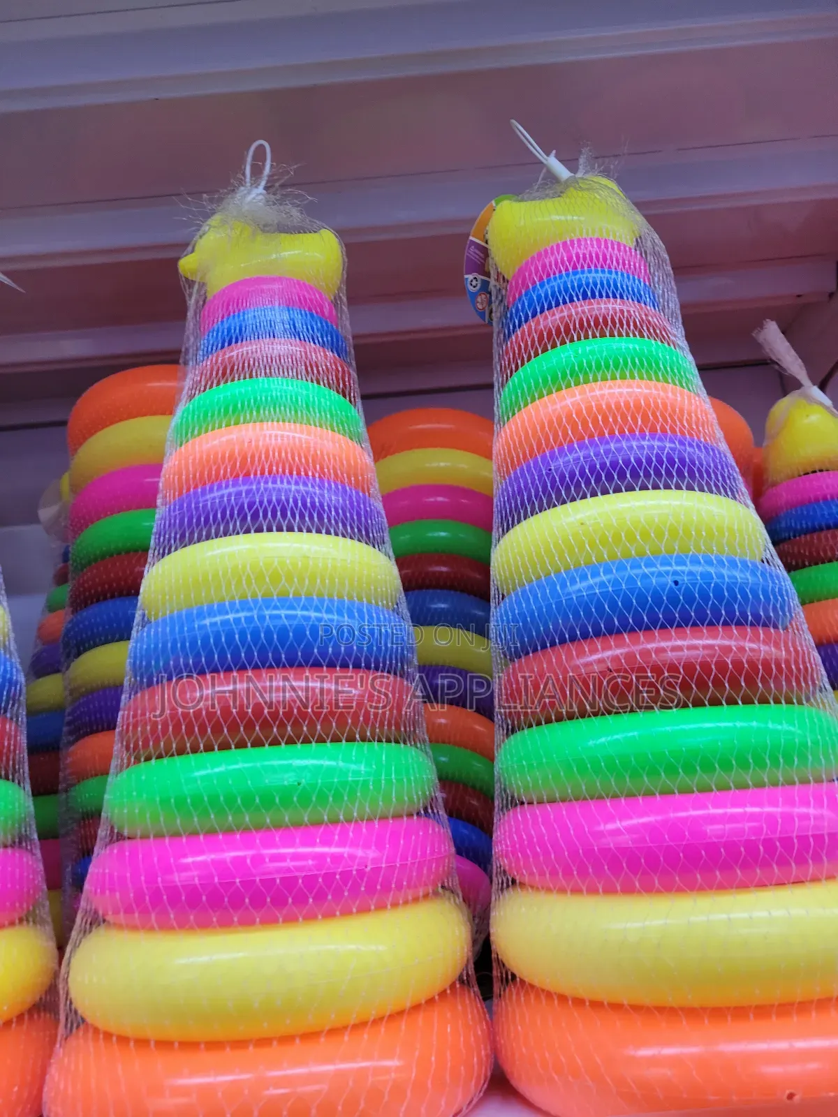 Colorful Duck Stacking Ring Toy for Kids – Educational Rainbow Tower