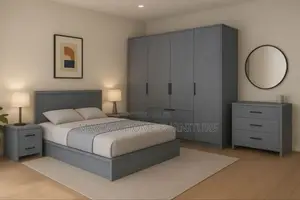 Bed+Wardrobe+Dresser (Full Set )