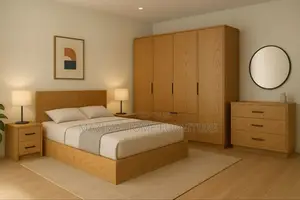 Bed+Wardrobe+Dresser (Full Set )