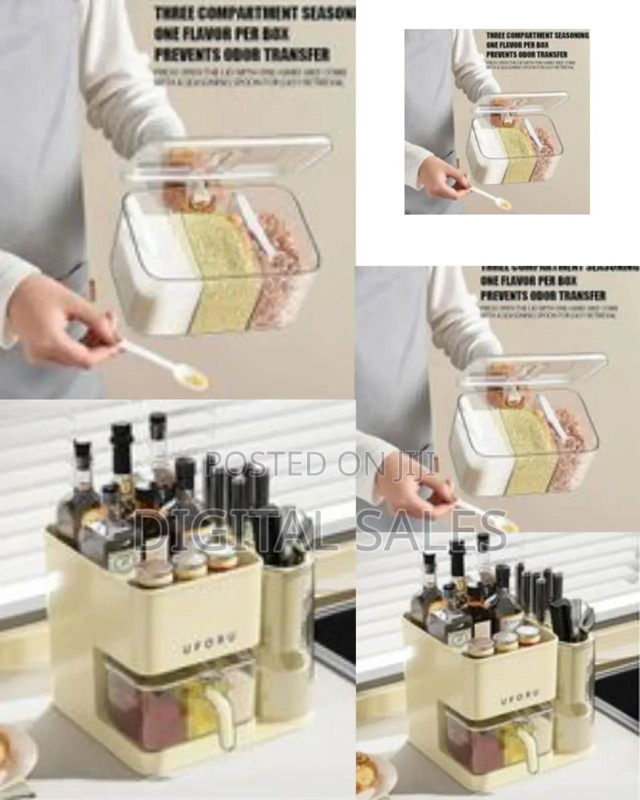 Multi-Functional Kitchen Countertop Organizer