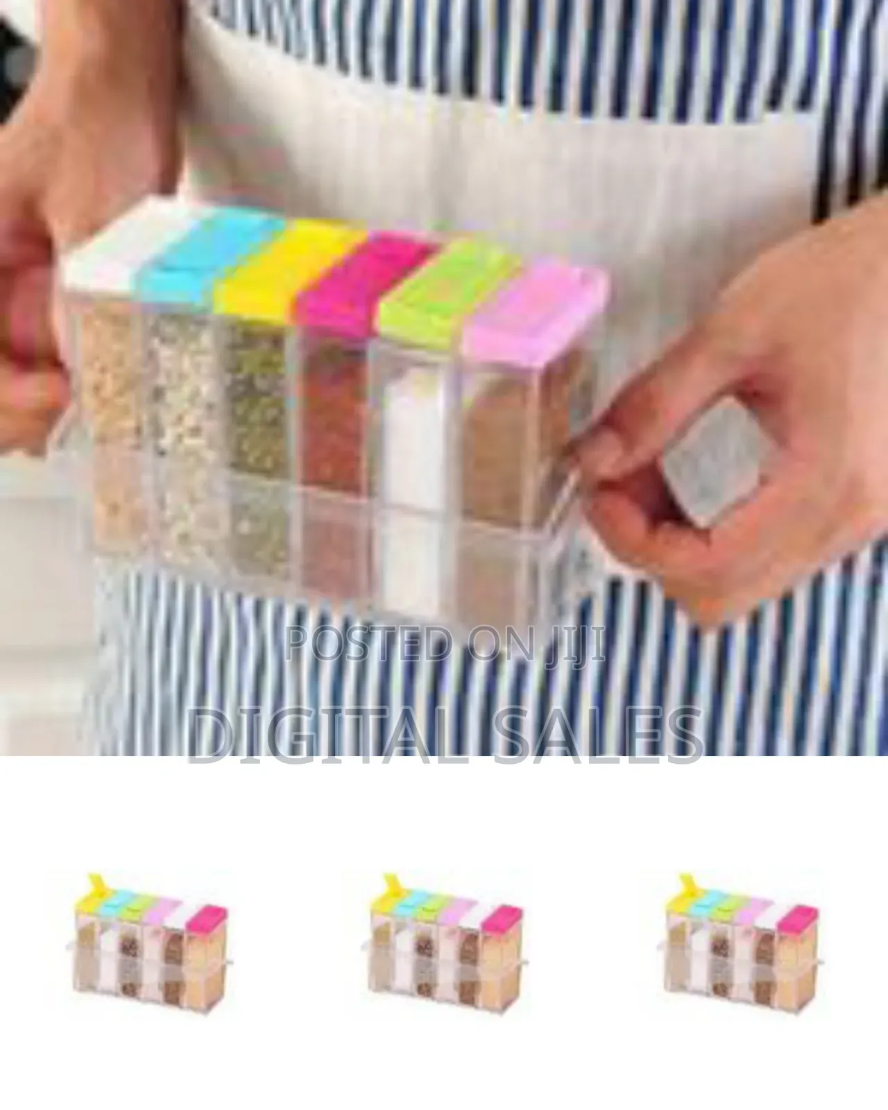 Stackable Spice Jar Set