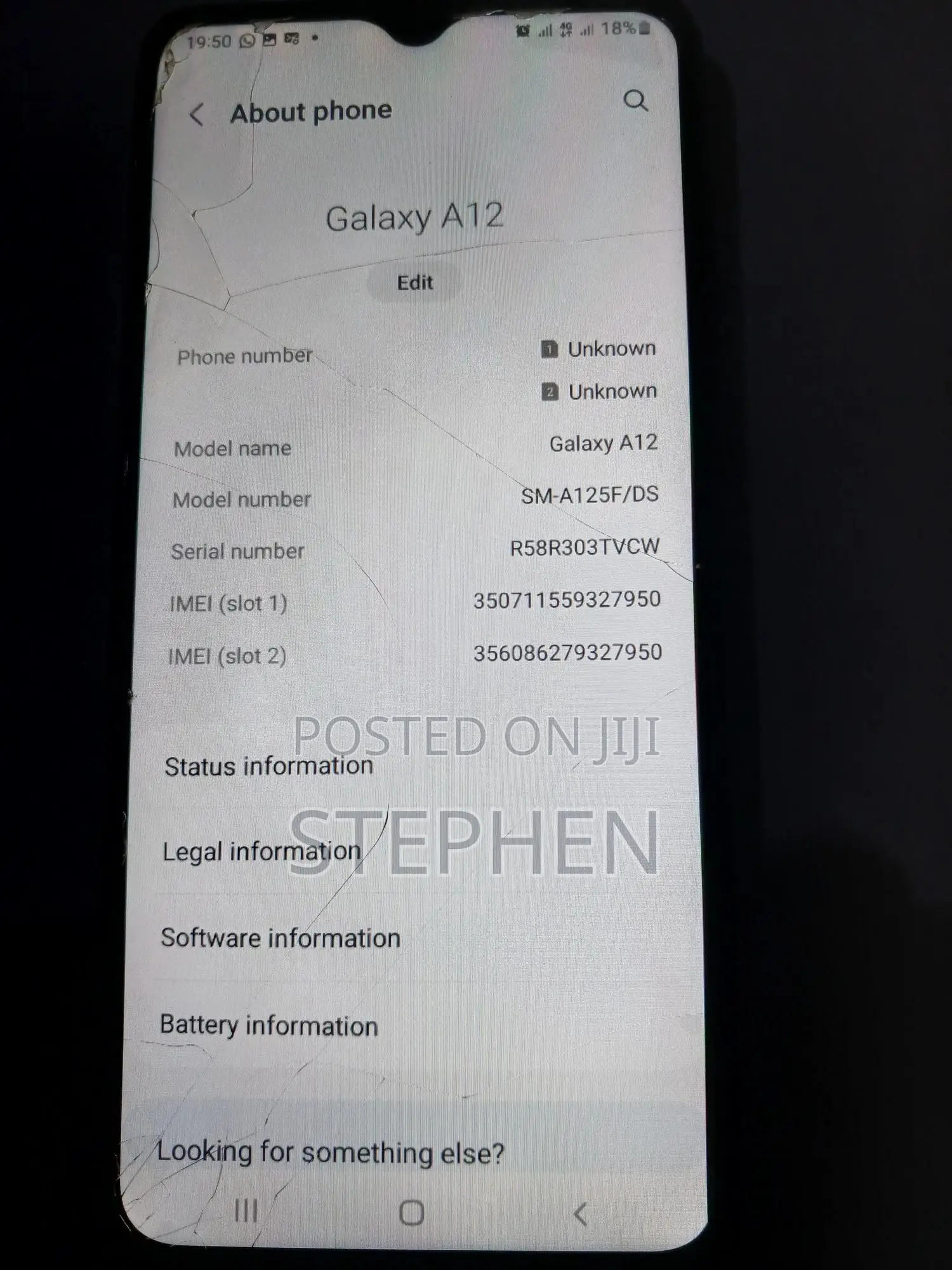 Samsung Galaxy A12 64 GB Blue