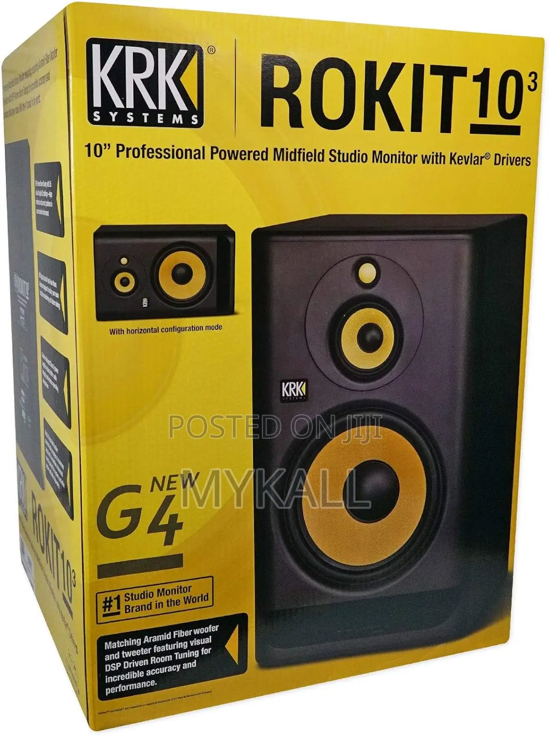 2 KRK Rokit 10-3 G4 10" Class D Active Studio Monitor Speakers Rp10-3