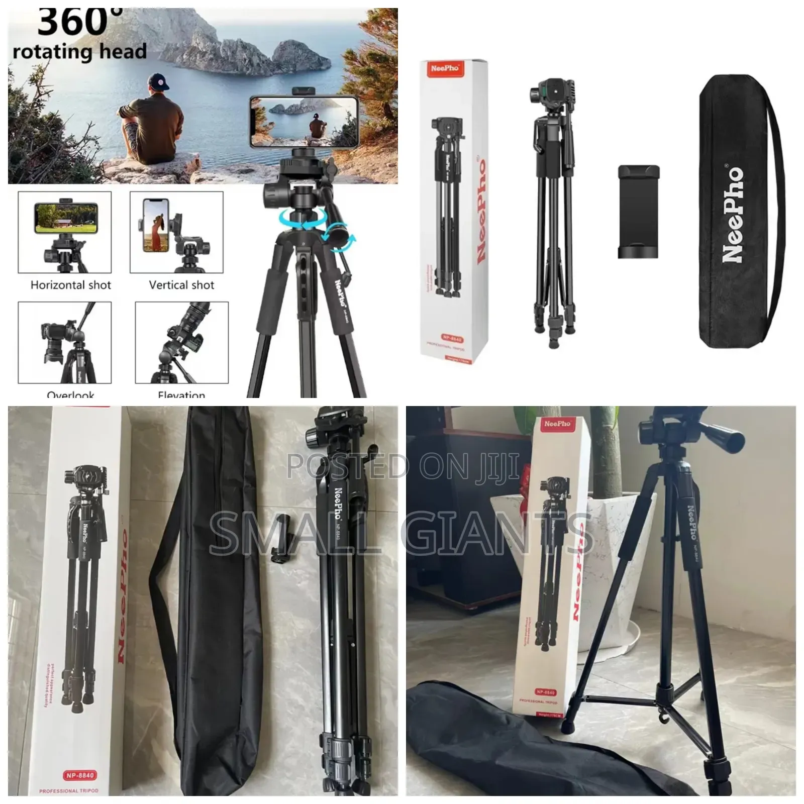 Neepho Np-8840 Professional Camera And Phone Tripod