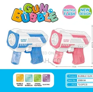 Bubble Gun Available In Pink And Blue