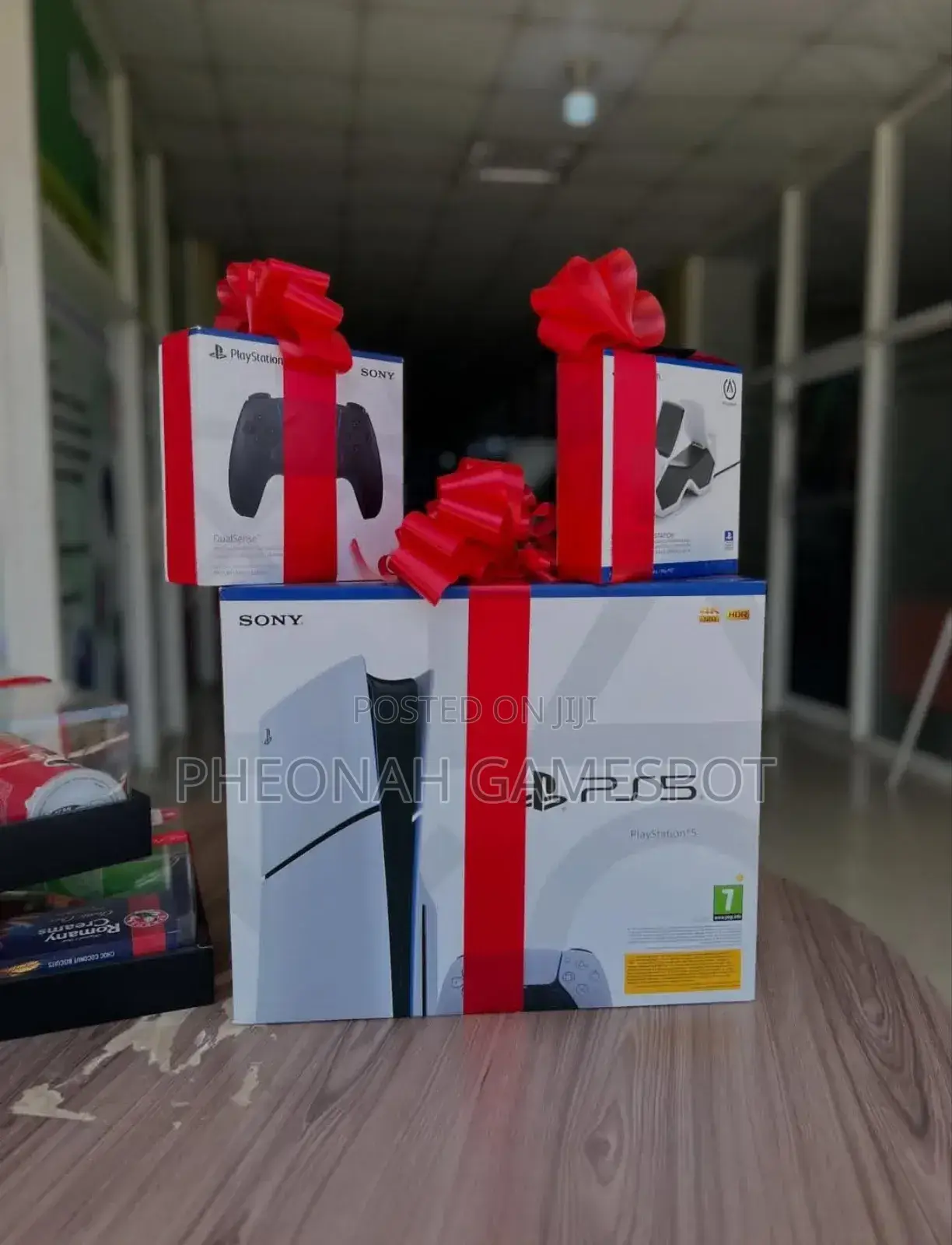 Ps5 Slim Brand New Arrival, 2 Pads And 2 Games Ready To Play