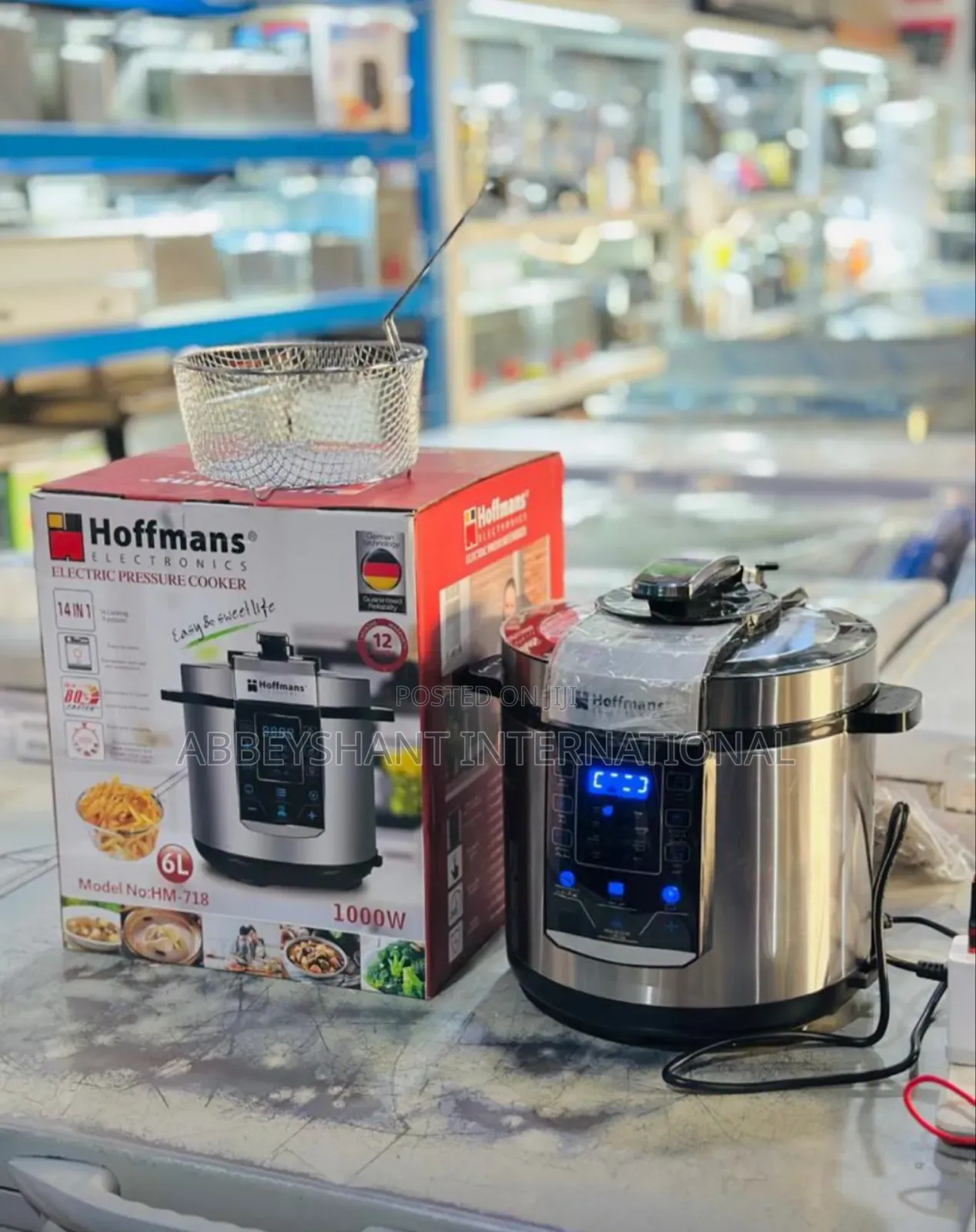 Hoffman Pressure Cooker 6ltrs 3in1