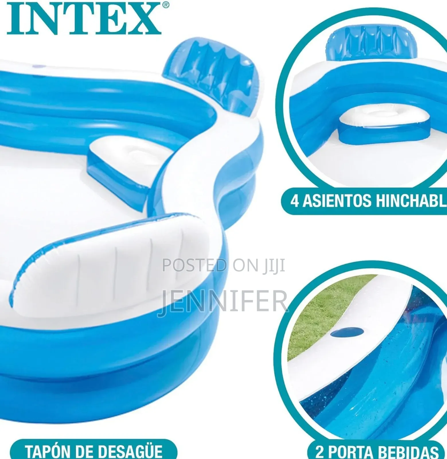 Intex Swim Center Family Lounge Pool