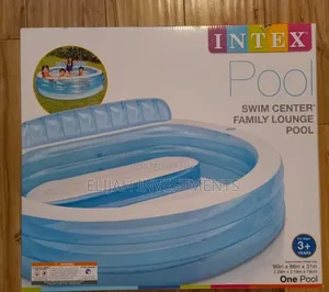 Intex Huge Inflatable Kids Blow Up Swim Center Family Lounge Pool