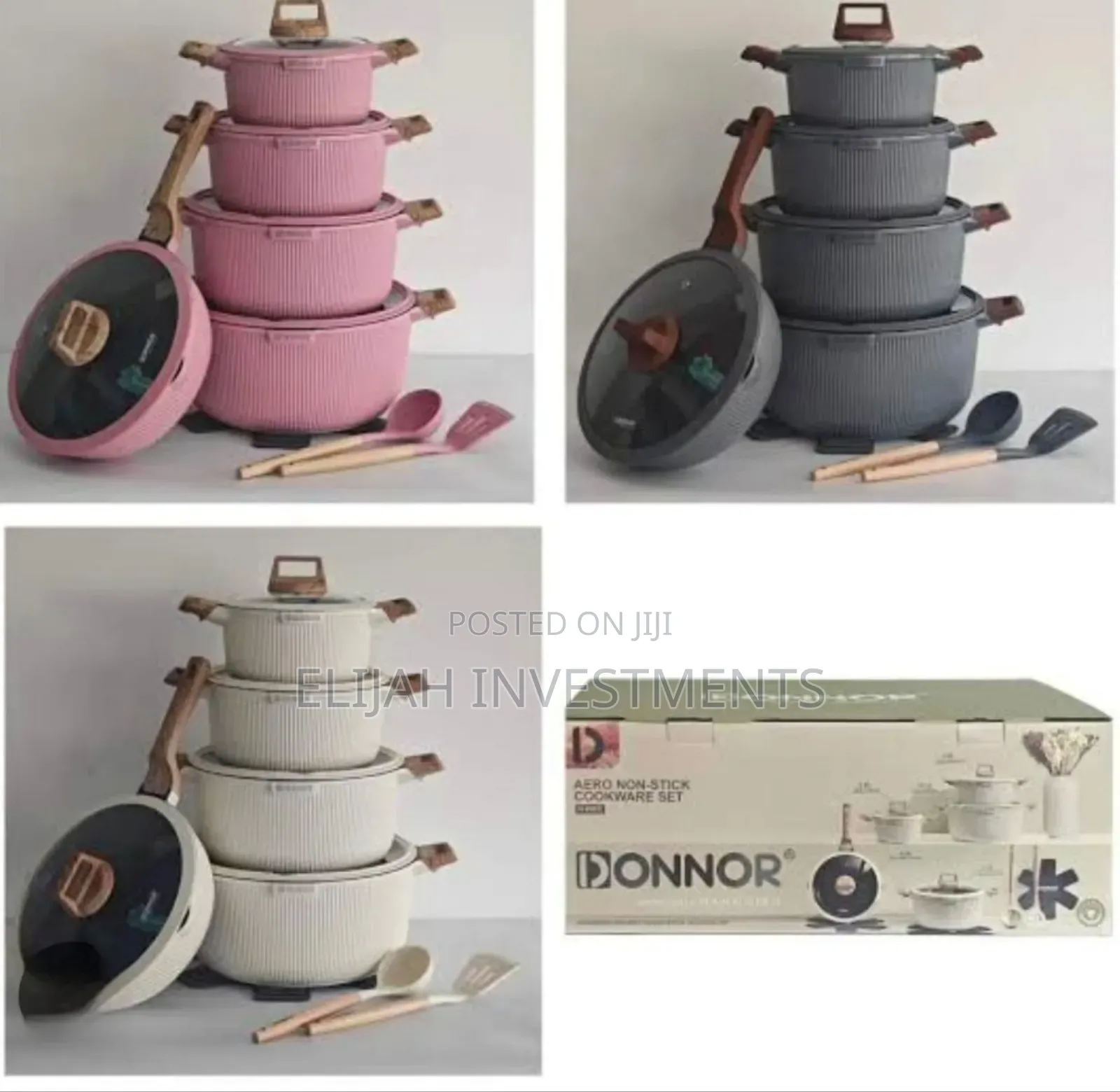 Donnor Granite Non-Stick Cookware Set.