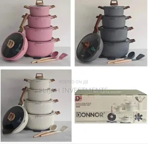 Donnor Granite Non-Stick Cookware Set.