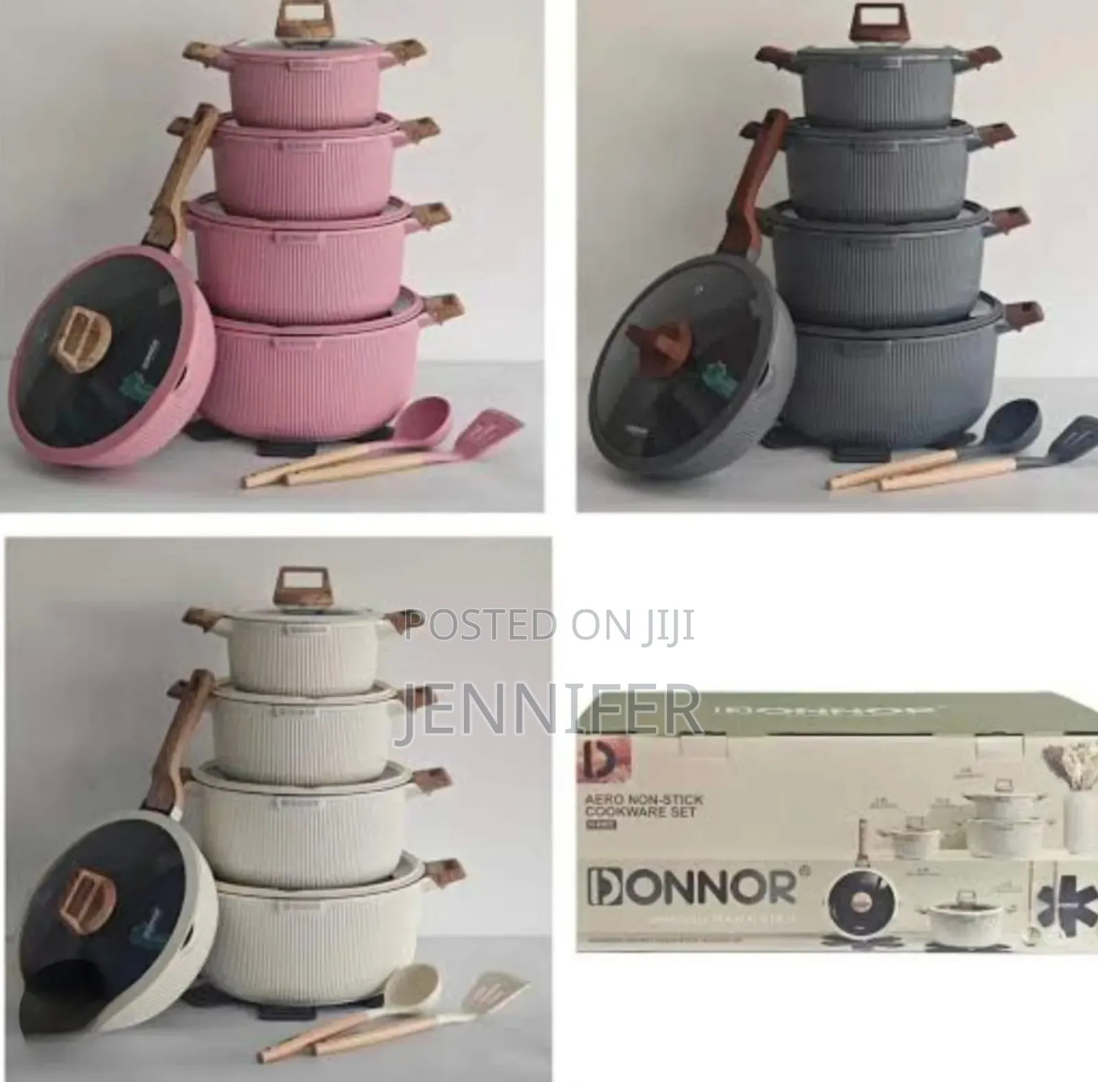 Donnor Granite Non-Stick Cookware Set.
