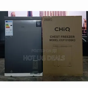 Chiq 130l Chest Freezer Fast Freezing Sliver