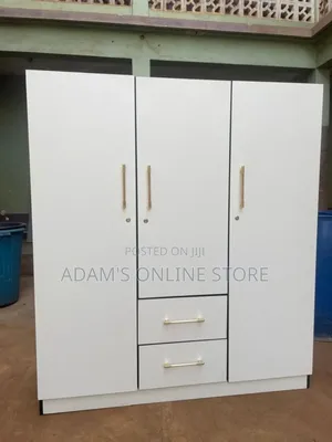 Thripple Door Wardrobe in White Color