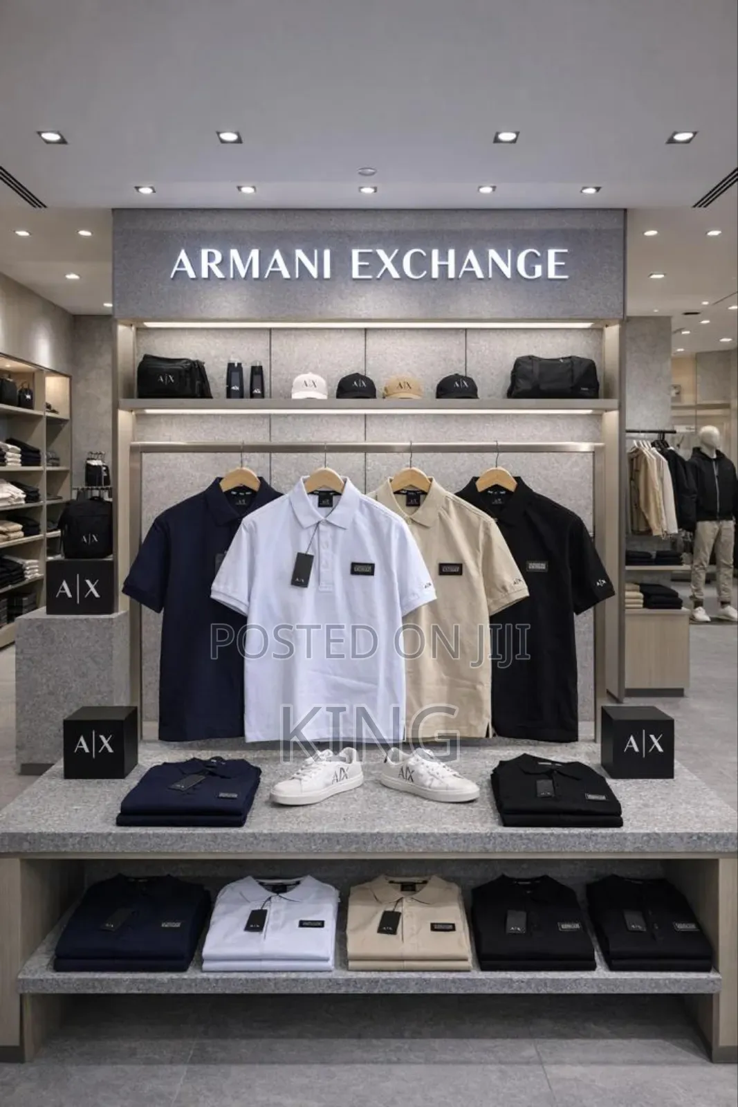 Armani Exchange Pique Polo Shirt