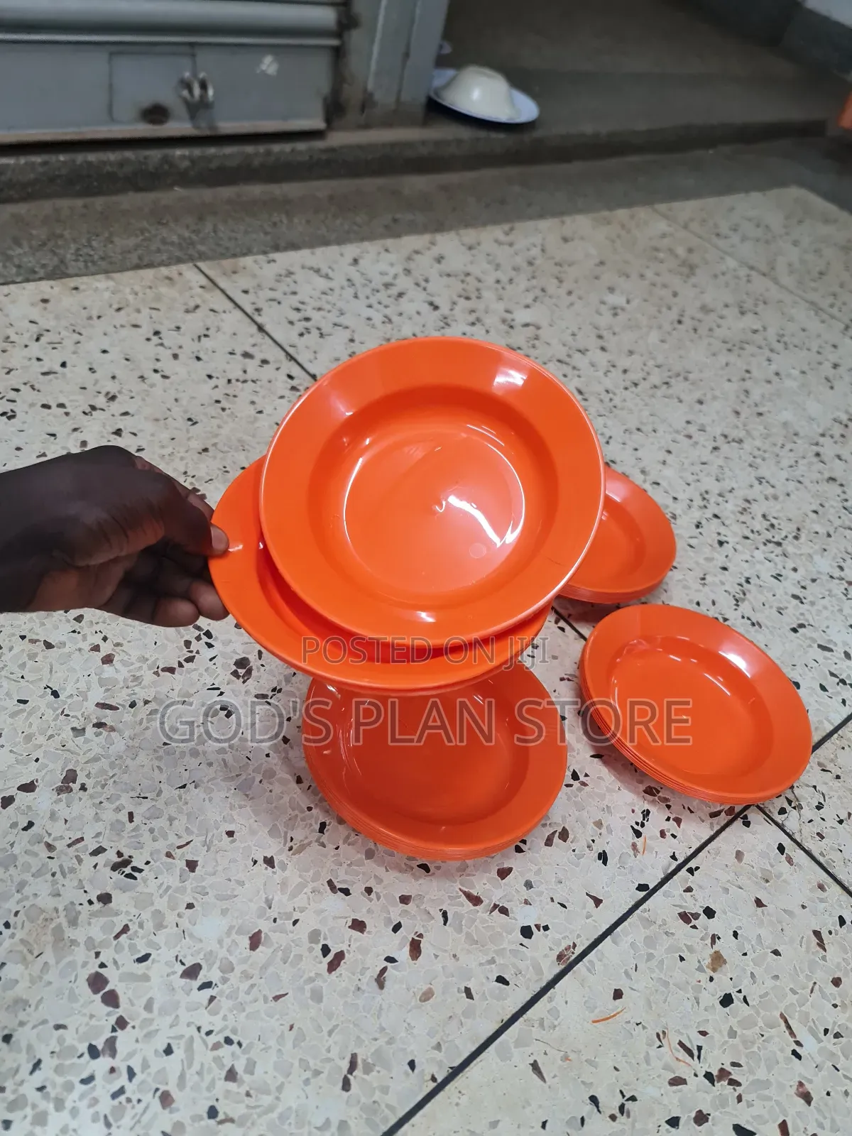 Vintage 10dzns School Plastic Plates Plastic Plates 120pcs