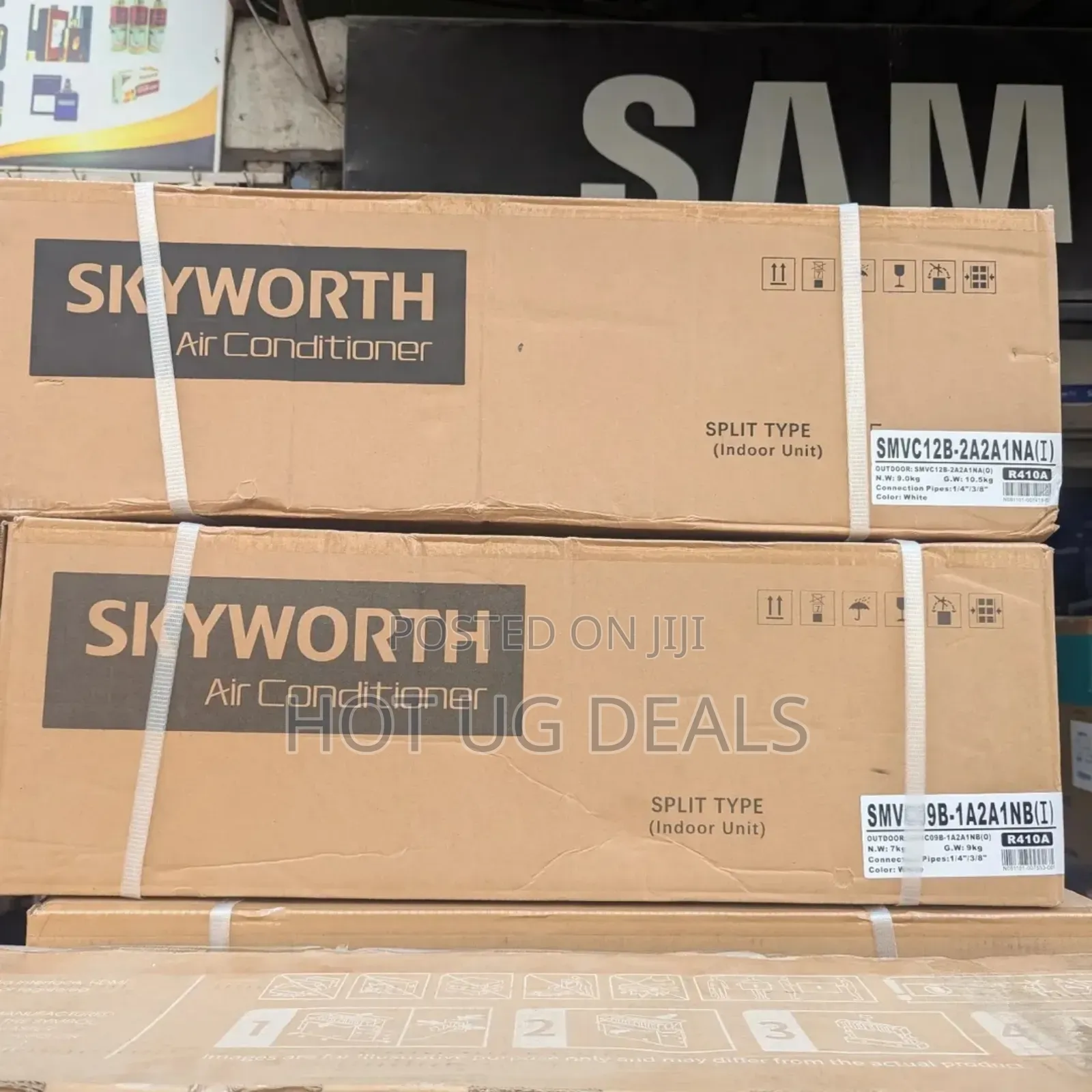 Skyworth 12000 Btu Wall Split Air Conditioner Ac - White (3 Yrs Wrty)