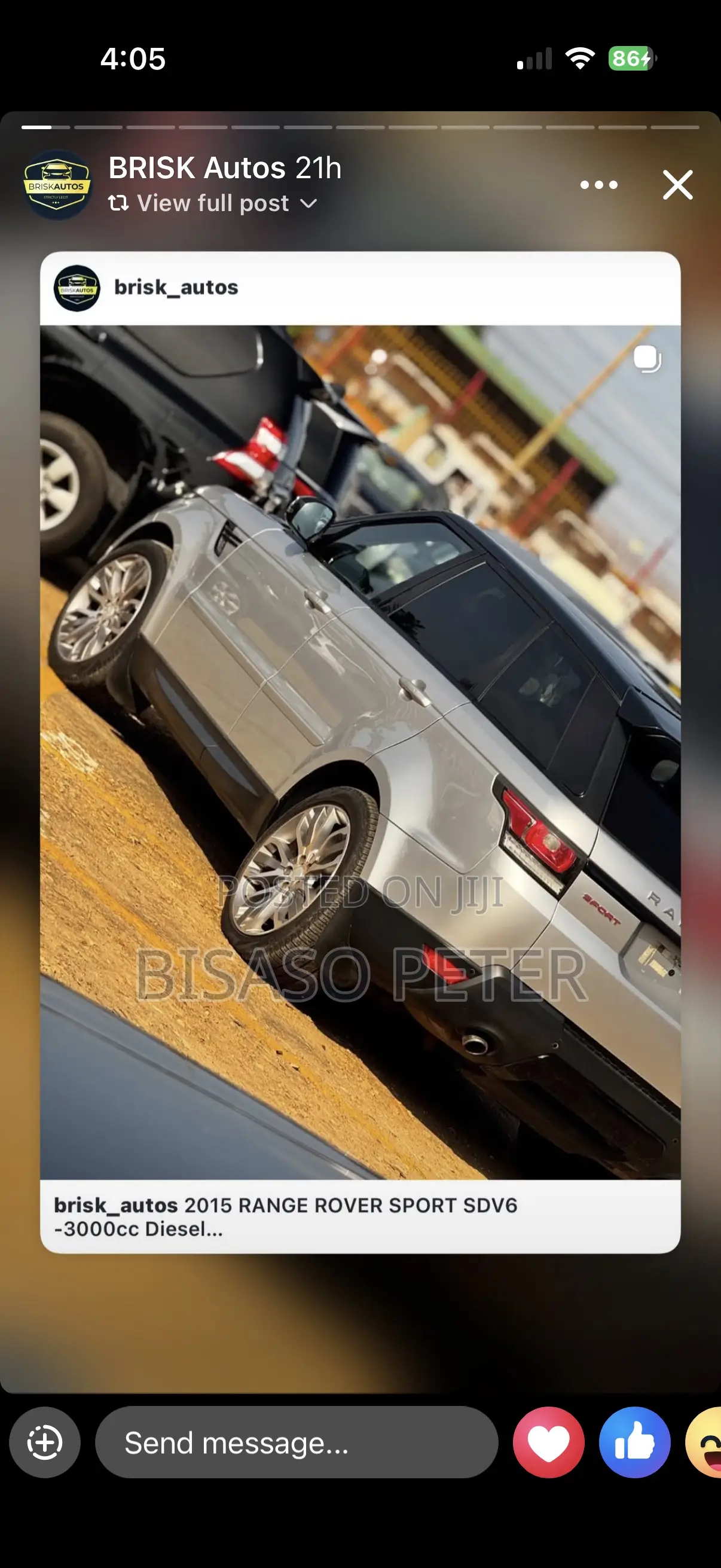 Land Rover Range Rover Sport 2015 Gray